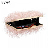 Women's Tassel Clutch Purse Evening Bag Wedding Banquet Handbag