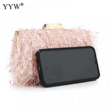 Women's Tassel Clutch Purse Evening Bag Wedding Banquet Handbag