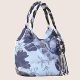 National Bohemian Prints Canvas Clutch Handbag
