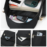 Women Pure Backpack Shoulder Bags Lady Large Capacity Nylon Crossbody Bag
