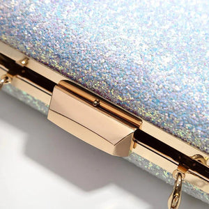 Women Wedding Clutches Evening Handbag with Chains