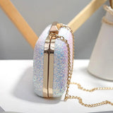Women Wedding Clutches Evening Handbag with Chains