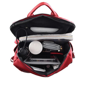 Oxford Cloth Women Backpack Multi-pocket Shoulder Bags