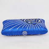 Emerald Rhinestones Crystal Clutch Evening Bag Wedding Party Purse
