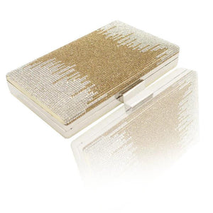 Pocket Frame Clutches Women Diamond Crown Flash Powder Bag