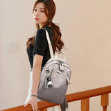 Women Backpack Nylon Waterproof School Bag for Girls Travel Rucksack Mochila