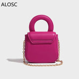 Chian Shoulder BBag For Women Mini Small Love Bag Leather Square Bag