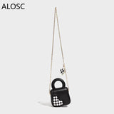 Chian Shoulder BBag For Women Mini Small Love Bag Leather Square Bag