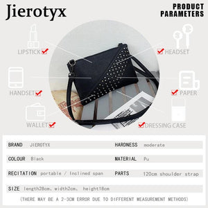 Skull Embossed Shoulder Bag Envelop Clutch Bag