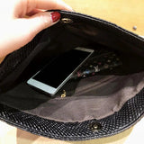 Snake Pattern Clutch Bag European Style Party Shoulder Bag