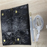 Snake Pattern Clutch Bag European Style Party Shoulder Bag