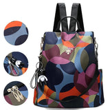 Anti Theft Women Backpack Durable Oxford Style Cloth School Backpack