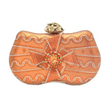 Leather Lady Clutch Bag Fashionable Shoulder Bag