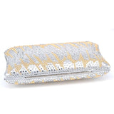 Silver Crystal Evening Clutch Bag Wedding Party Bag Mini Handbags