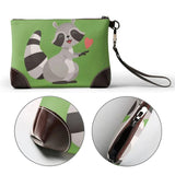 Raccoon Wallet Women Female PU Leather Purse