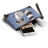 Women Clutch Wallet Raccoon Wallet Female Purse Lady Purses