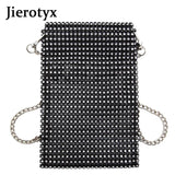 Flash Women Shoulder Bag Full Diamonds Lady Crossbody Bag Chain Diagonal Handbag