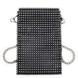 Flash Women Shoulder Bag Full Diamonds Lady Crossbody Bag Chain Diagonal Handbag