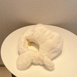 Women's Bowknot Wool Shoulder Bag 8S036