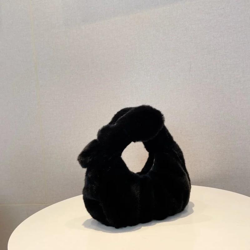 Women's Bowknot Wool Shoulder Bag 8S036