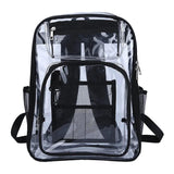 PVC Waterproof Student Backpack High Capacity School Bags Couple Travel