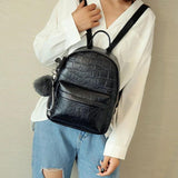 Mini Backpacks Women PU Leather Small Backpack Female Back Pack Backpacks For Te