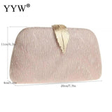 Small Clutch Purses for Women Wedding Evening Party Handbags Leaves Clasp