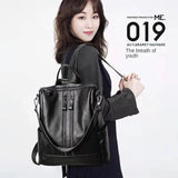 Large-Capacity College Style Backpack for Women