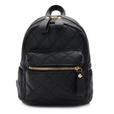Small PU Leather Backpack Portable Women Bag