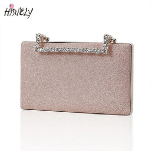 Glitter Party Dinner Bag Diamond Ornaments Bridal Small Square Bag