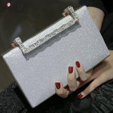 Glitter Party Dinner Bag Diamond Ornaments Bridal Small Square Bag