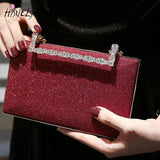 Glitter Party Dinner Bag Diamond Ornaments Bridal Small Square Bag