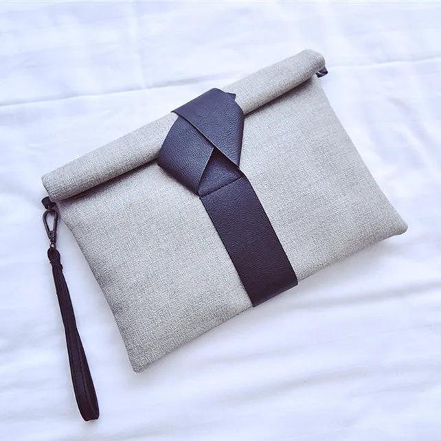 Panelled Women Envelope Clutch Bag for Party Evening Bag