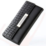 Women Wallets Leather High Long Clutch Cowhide Wallet Female Purse