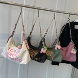 Canvas Shopping Bags Large Tote Shoulder Bag For Women