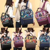 Nylon Women Backpack Large Capacity Mommy Baby Nursing