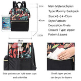 Nylon Women Backpack Large Capacity Mommy Baby Nursing