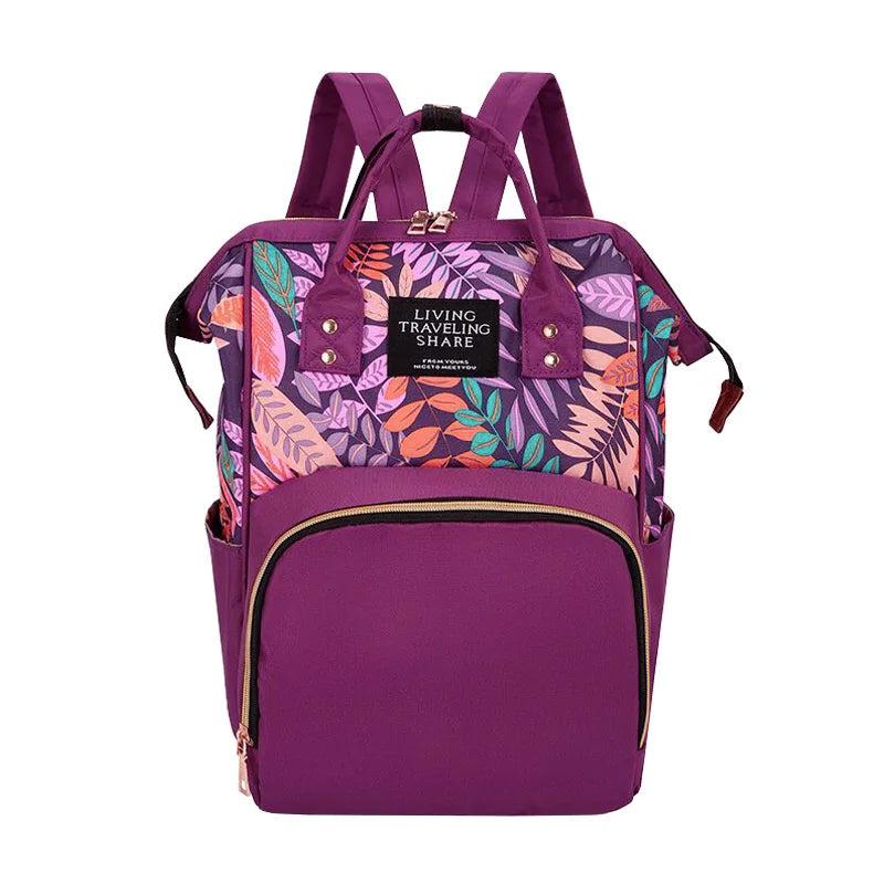 Nylon Women Backpack Large Capacity Mommy Baby Nursing
