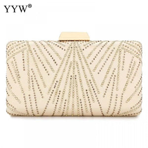 Diamonds Purse Evening Bag Chain Shoulder Party Clutch Wallet