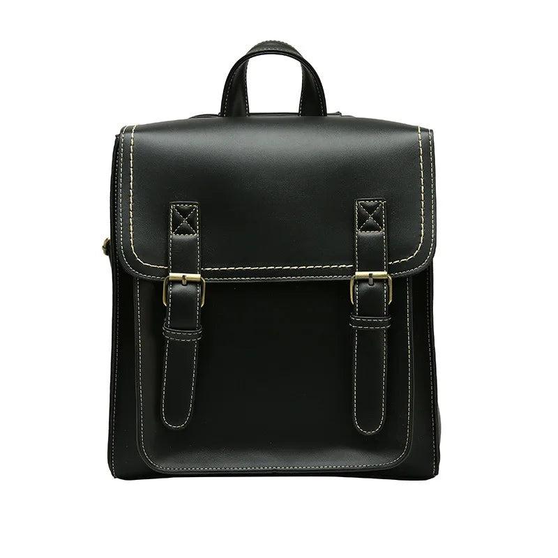 Leather Backpacks Female Shoulder Bag Women's Backpack School Bag for Girls