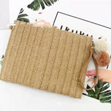 Women's Multifunctional Ball Handbag, Woven Beach Single Shoulder Bag