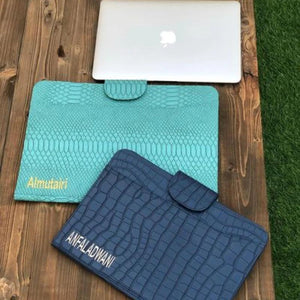 Alirattan 13.3 inch Laptop Sleeve Case Ostrich Crocodile Pattern Cover