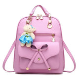 Women's PU Leather Backpacks, Casual School Bags