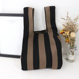 Mixed Colors Tote Bag Retro Lady Shopping Bags M258