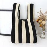 Mixed Colors Tote Bag Retro Lady Shopping Bags M258