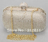 Metal Case Diamond Clutch Bags Pop Selling Handbags Mini