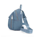Mini Quilted Backpack Waterproof Nylon College Girls School Daypack