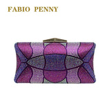 Multicolor Chain One-Shoulder Handbag Inlaid Diamond