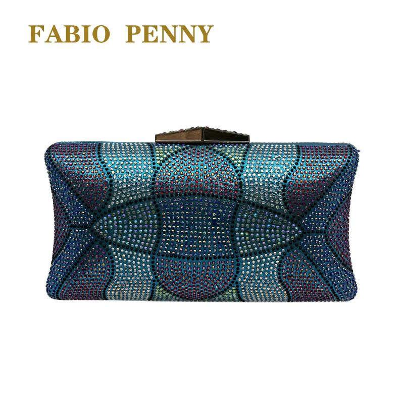 Multicolor Chain One-Shoulder Handbag Inlaid Diamond