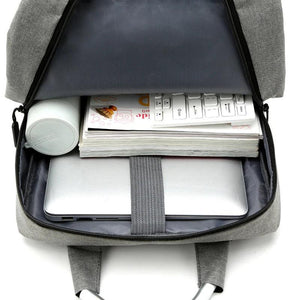 Men's Business Trip Laptop Backpack Minimalist Design Large Capacity